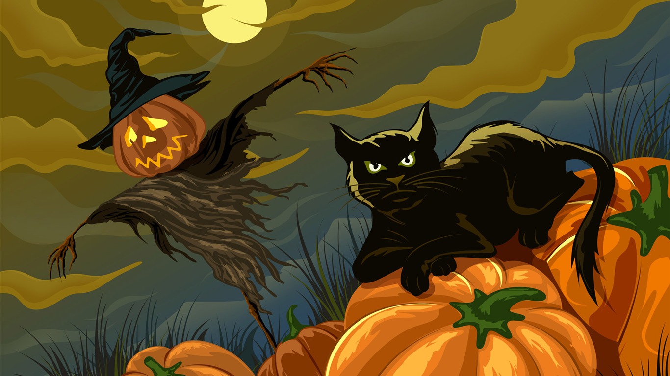 Halloween Theme Wallpapers (4) #15 - 1366x768