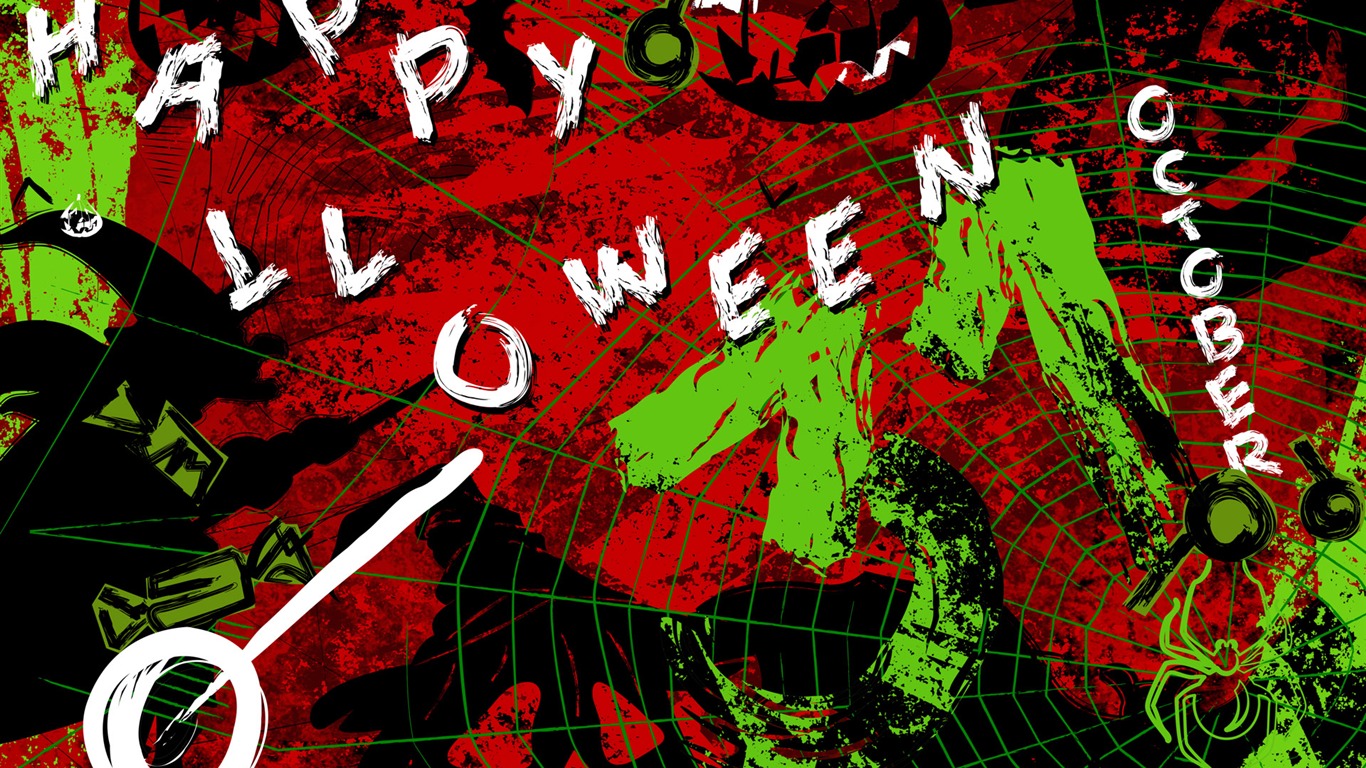 Halloween Téma Tapety na plochu (5) #4 - 1366x768