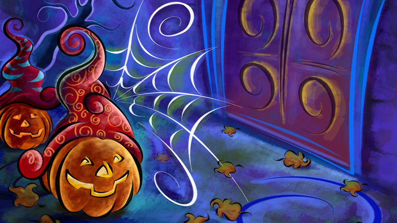 Halloween Téma Tapety na plochu (5) #16 - 1366x768