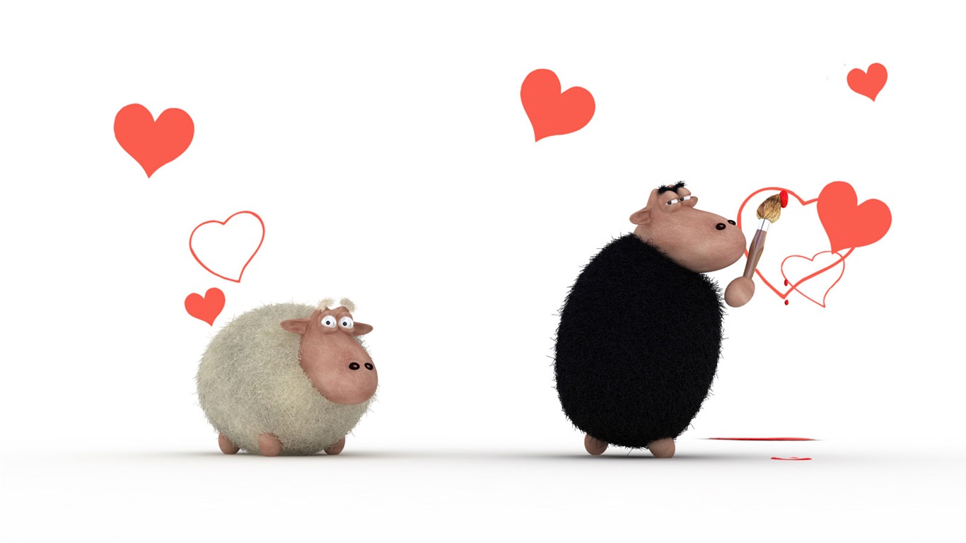 Sheeps 壁紙專輯 #15 - 1366x768