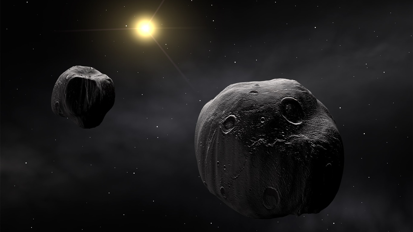 Widescreen wallpaper Star Earth (2) #6 - 1366x768
