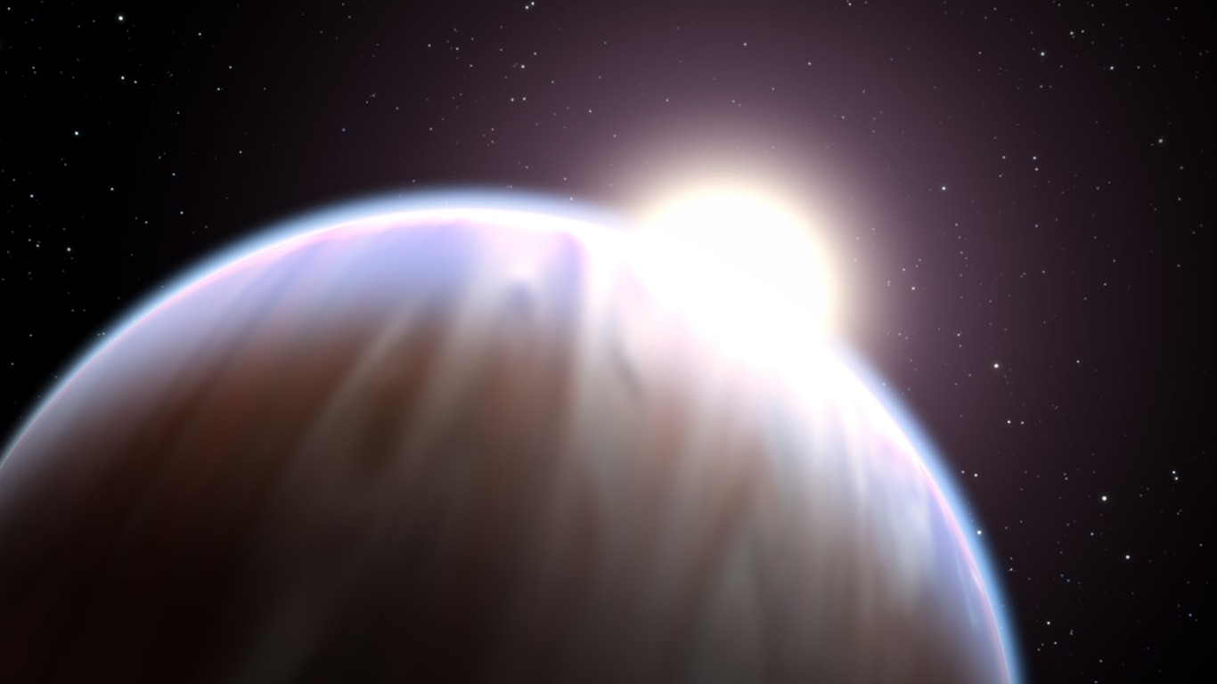 寬屏星空地球 壁紙(二) #11 - 1366x768