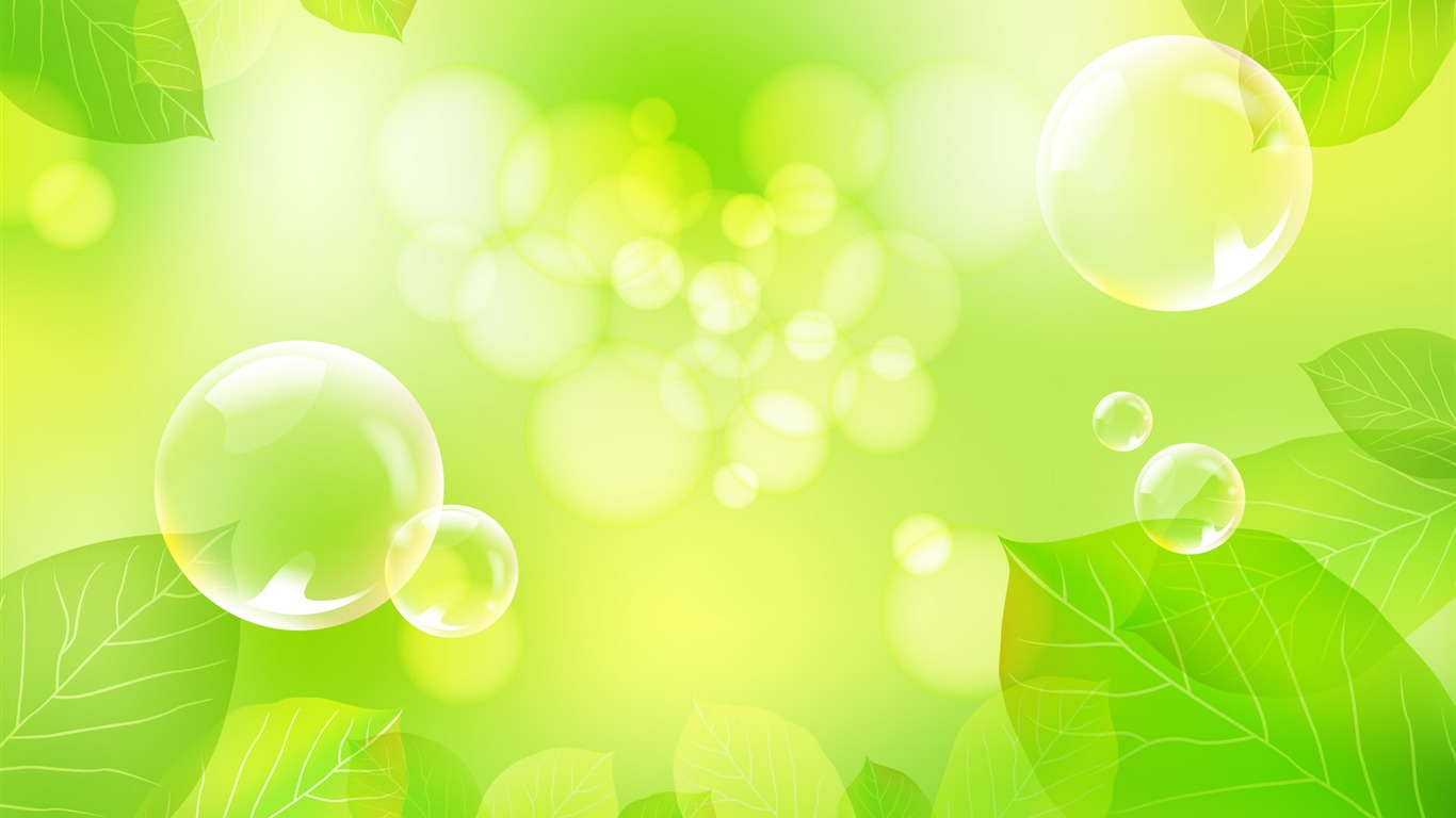 炫彩矢量背景 壁紙(一) #14 - 1366x768