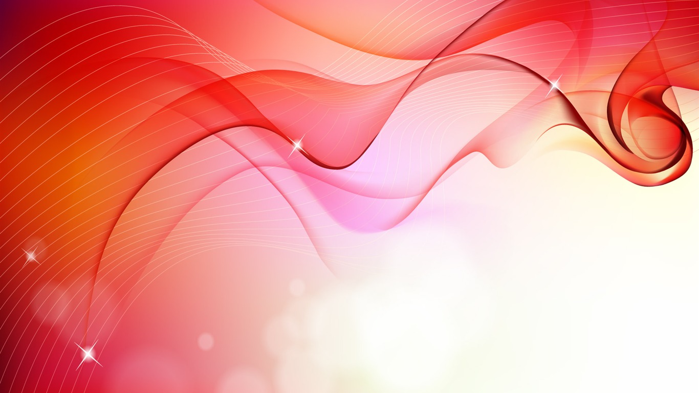 炫彩矢量背景 壁紙(一) #20 - 1366x768