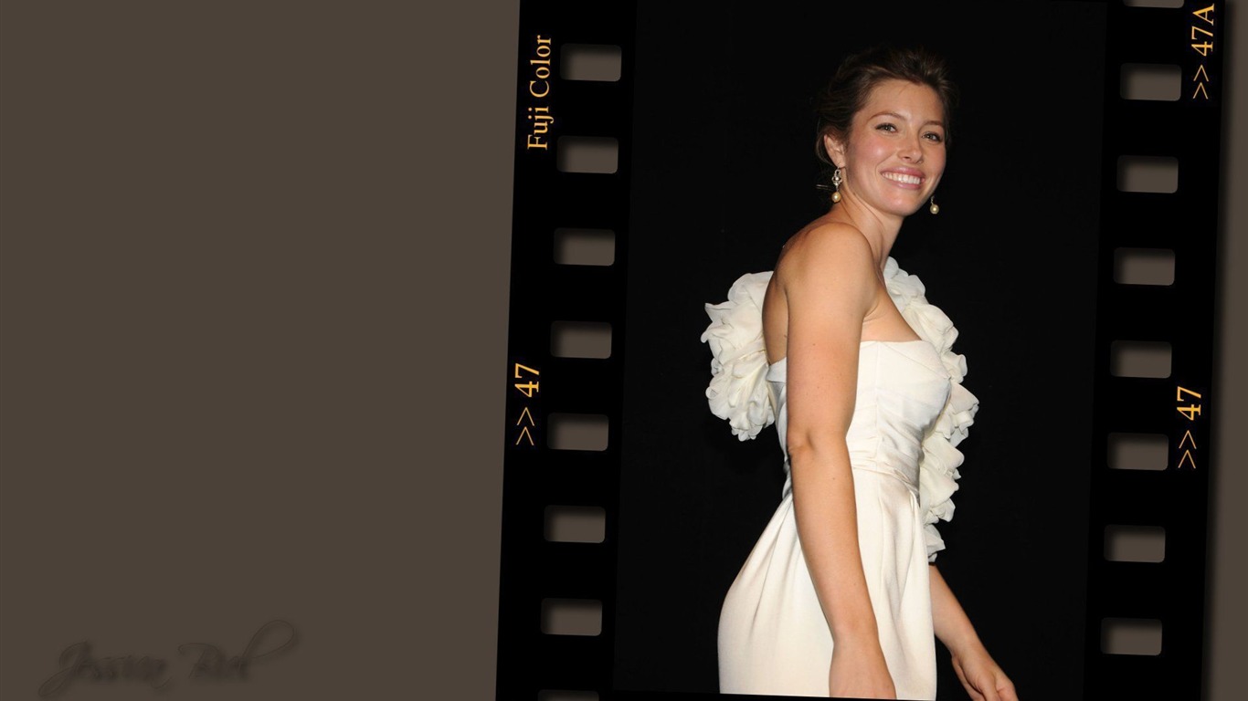 Jessica Biel beau fond d'écran #3 - 1366x768