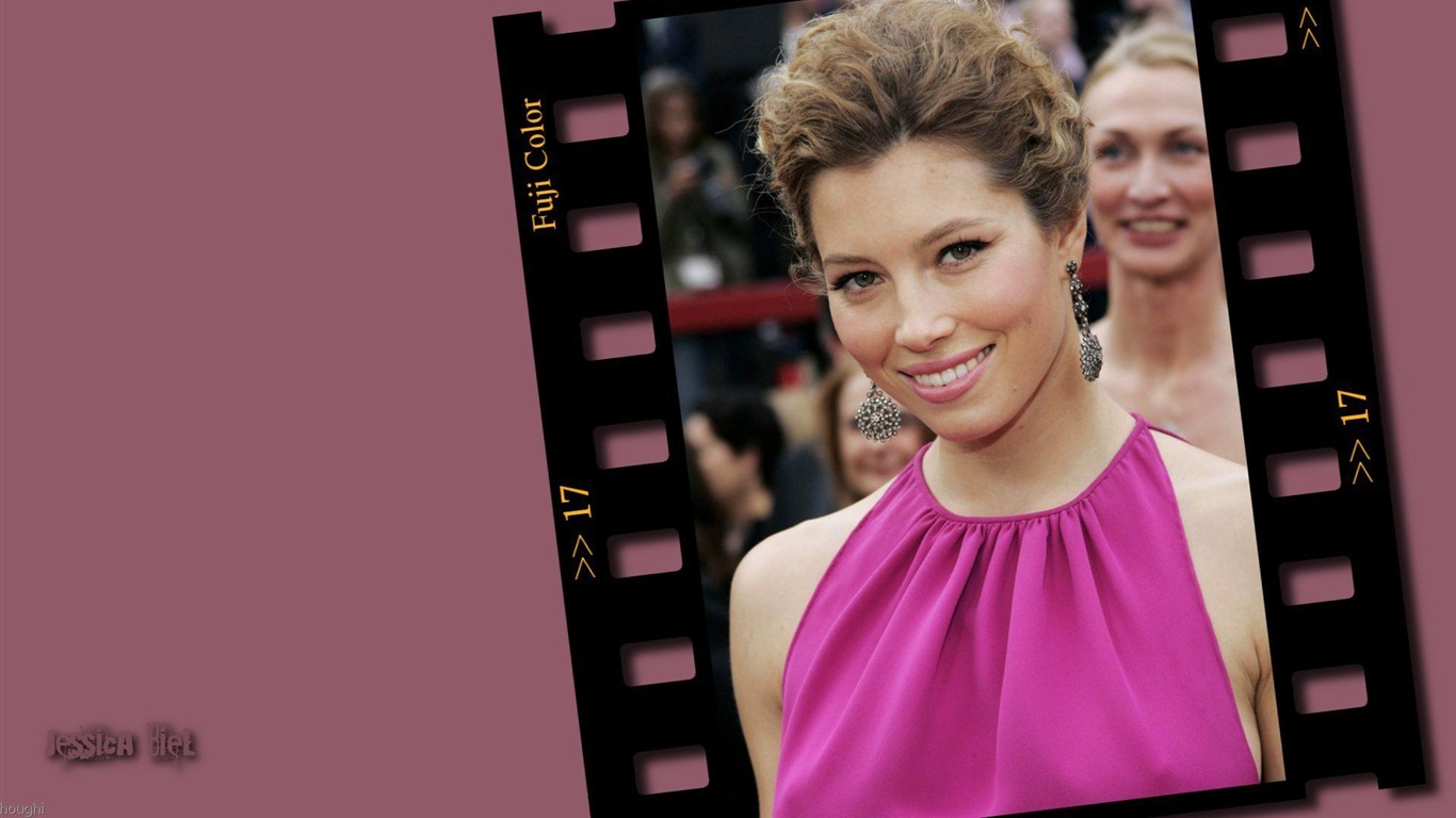 Jessica Biel hermoso fondo de pantalla #9 - 1366x768