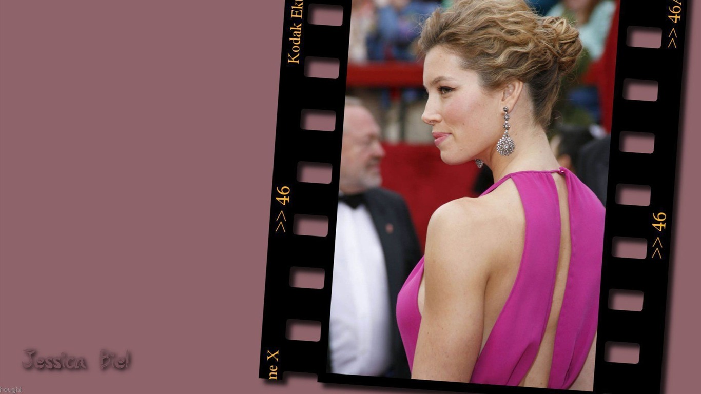 Jessica Biel hermoso fondo de pantalla #10 - 1366x768