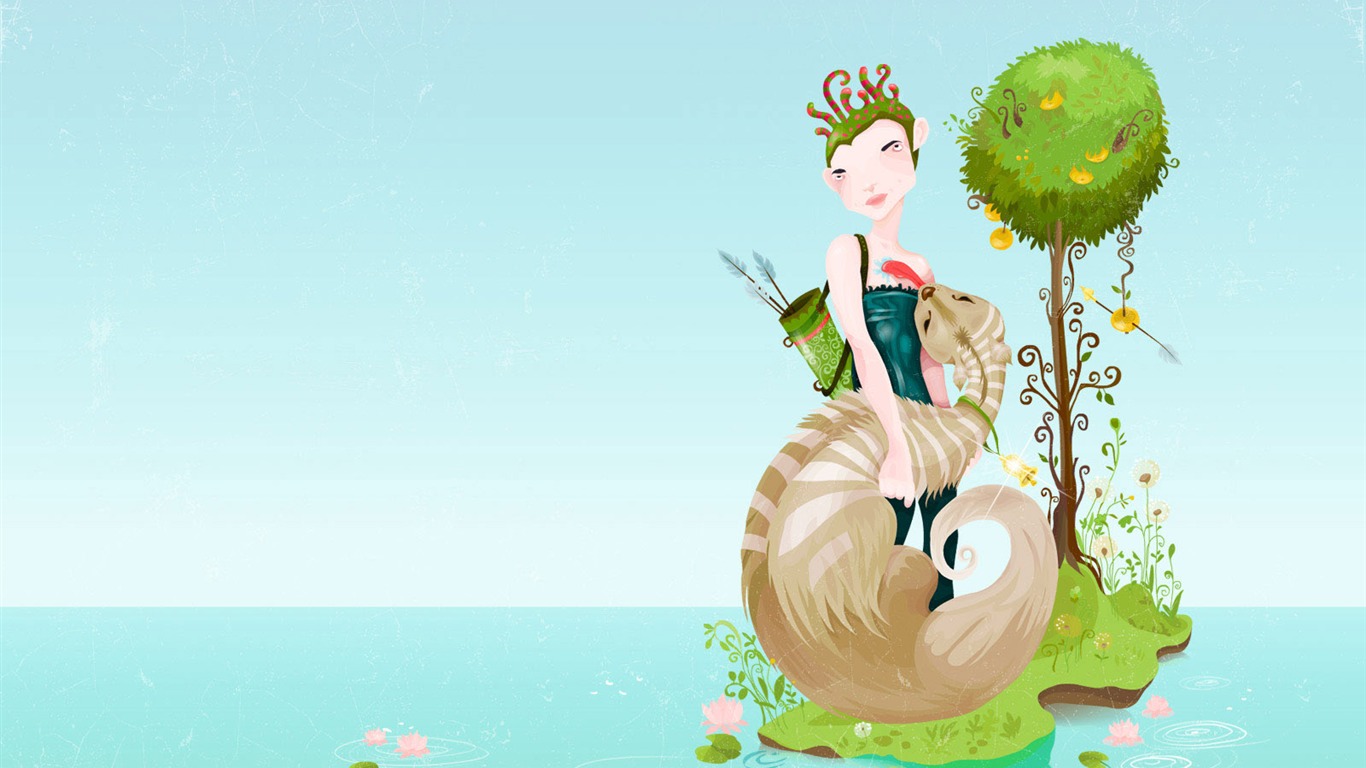 卡通合集壁紙 #20 - 1366x768