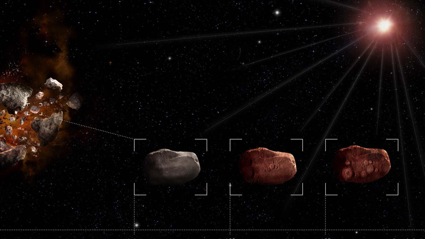 寬屏星空地球 壁紙(三) #17 - 1366x768