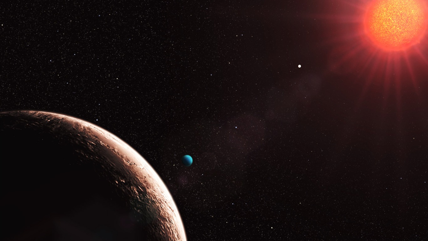 Widescreen-Wallpaper Star Earth (3) #18 - 1366x768