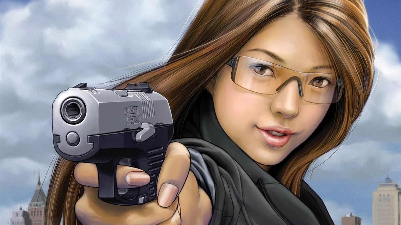 1600 hry CG tapety (1) #8 - 1366x768