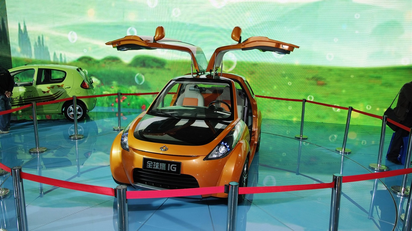 2010北京國際車展香車(螺紋鋼作品) #3 - 1366x768