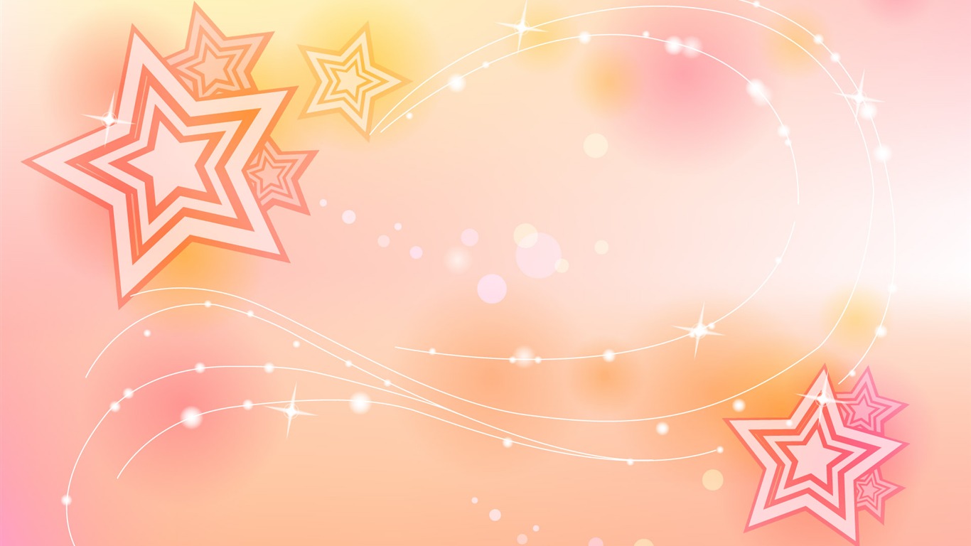炫彩矢量背景 壁紙(二) #15 - 1366x768