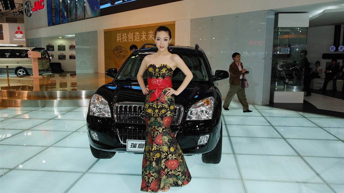 2010 Beijing International Auto Show Heung Che beauty (rebar works) #4 - 1366x768