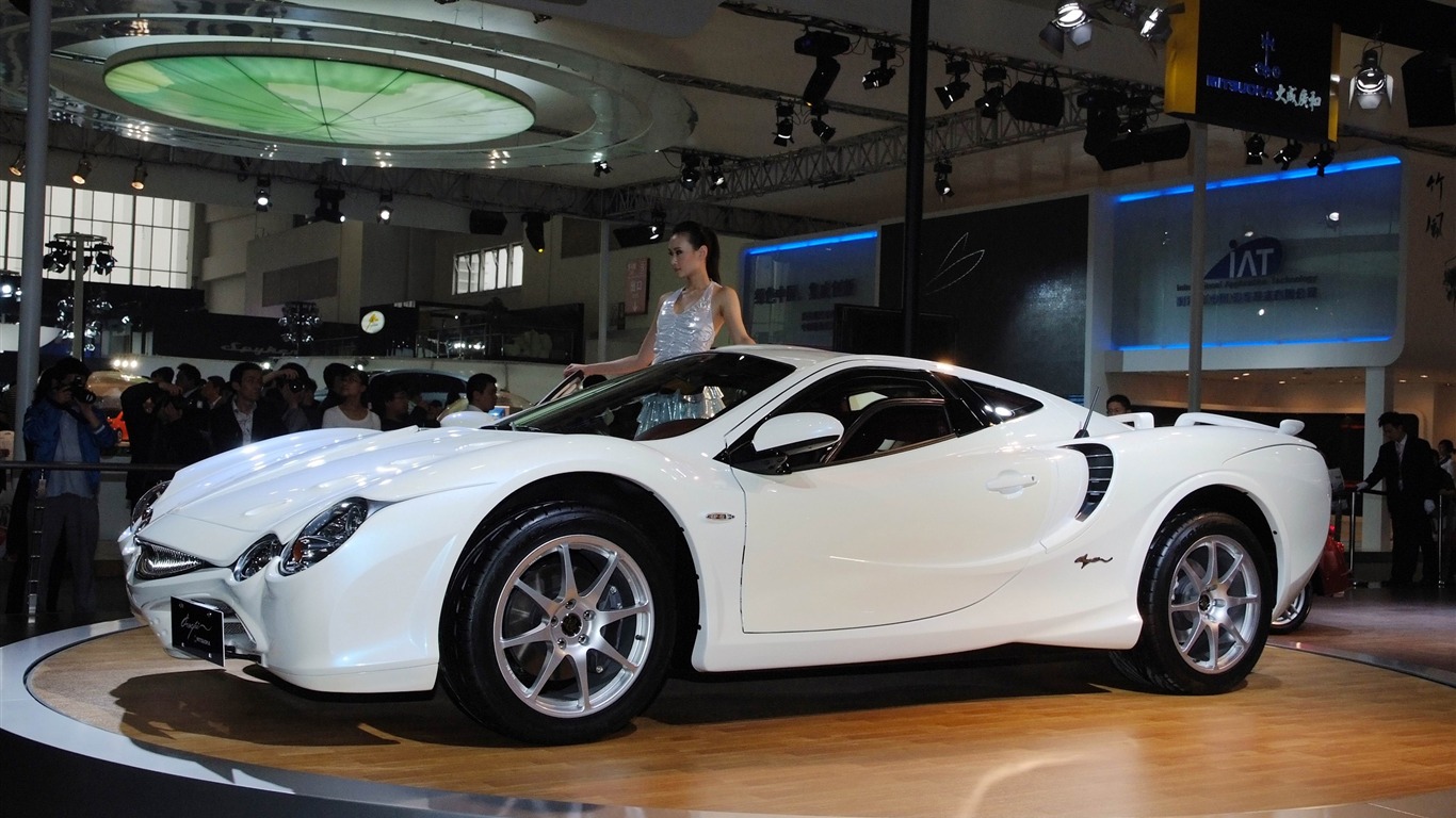 2010 Beijing International Auto Show Heung Che beauté (œuvres des barres d'armature) #9 - 1366x768