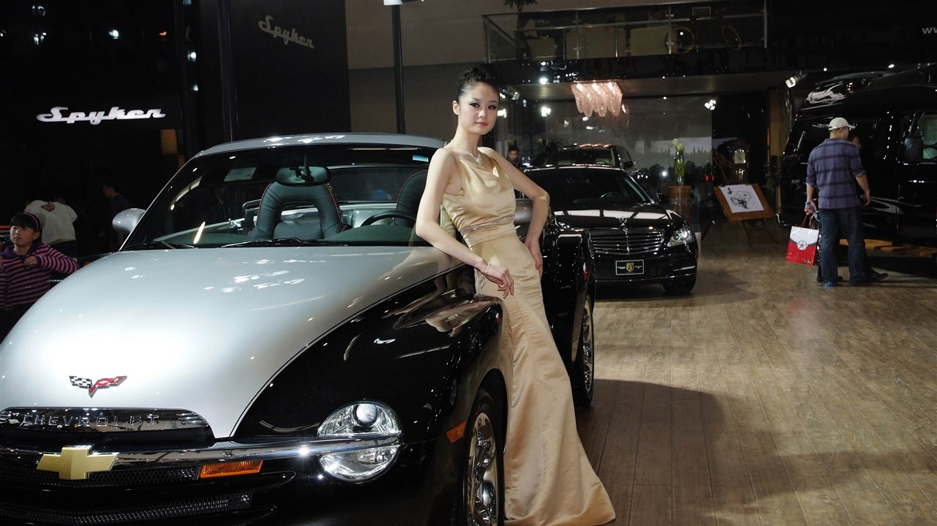 2010北京國際車展香車美女(螺紋鋼作品) #14 - 1366x768