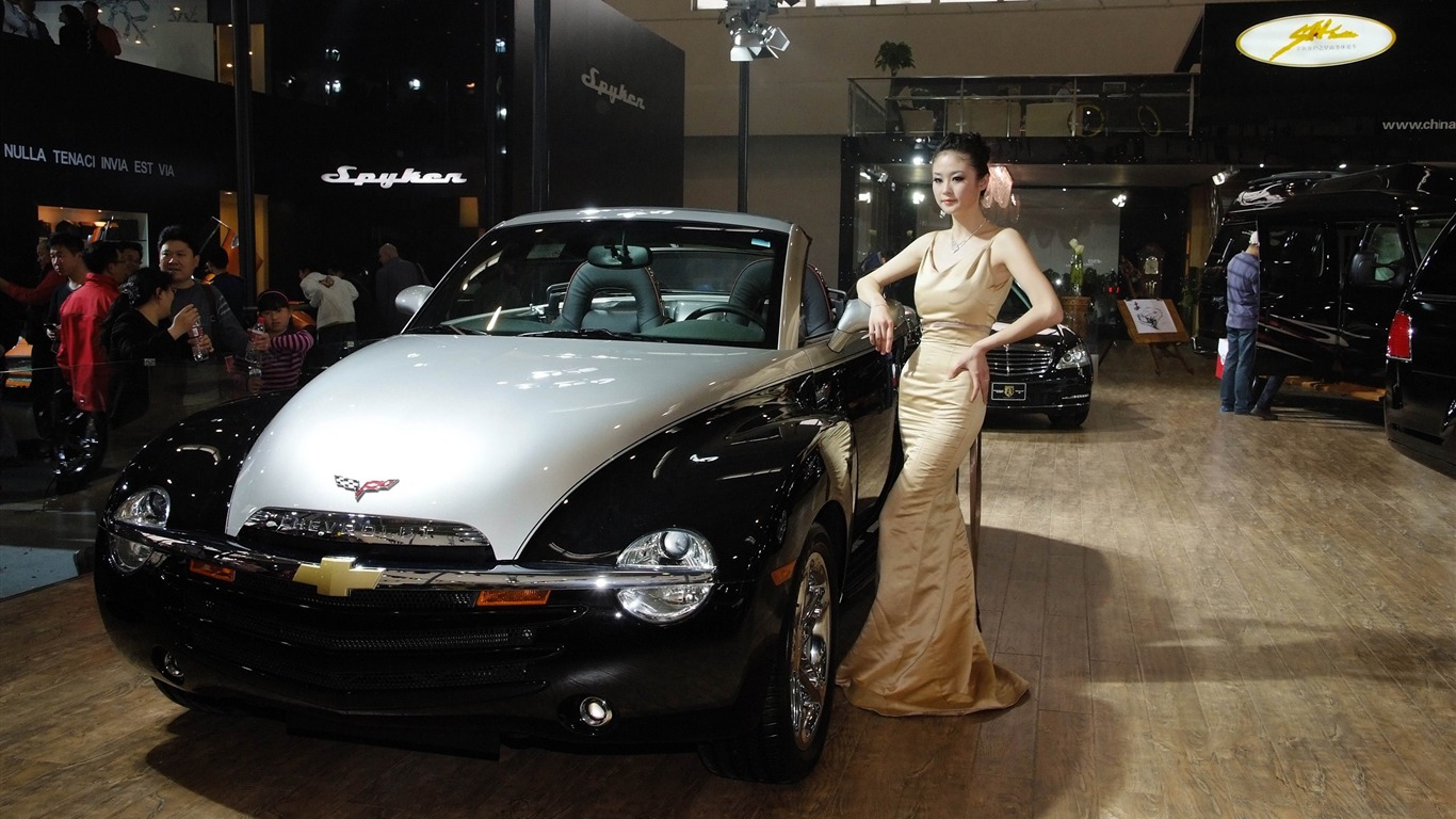 2010 Beijing International Auto Show Heung Che beauty (rebar works) #15 - 1366x768