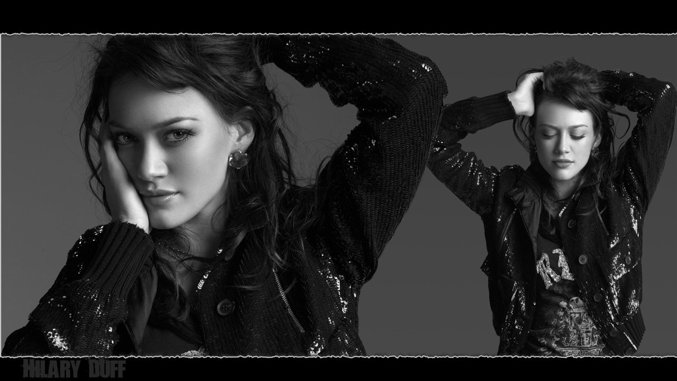 Hilary Duff krásnou tapetu #31 - 1366x768
