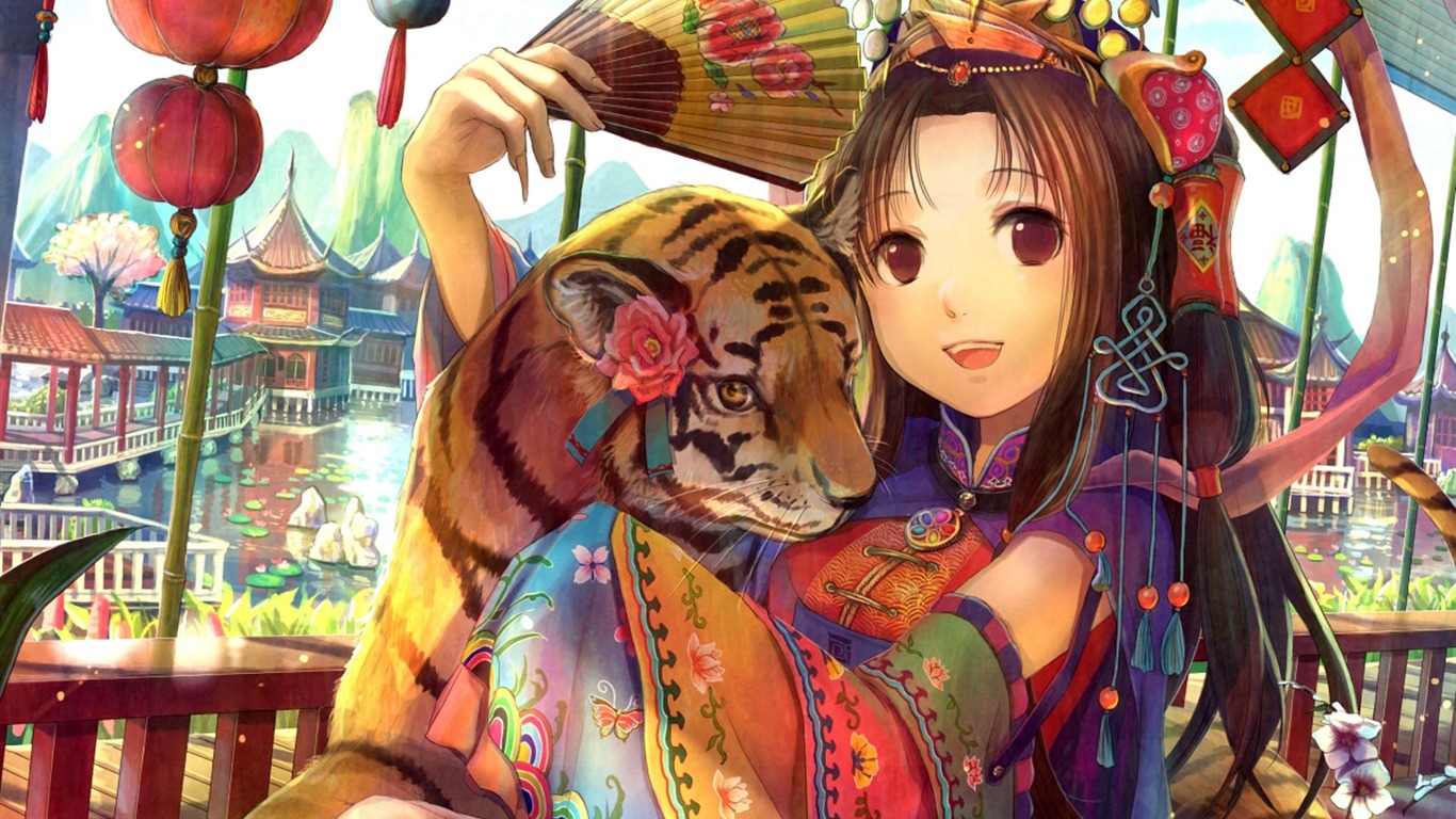 動漫人物 壁紙(13) #6 - 1366x768