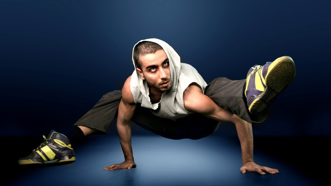 Hip Hop Trend Zahlen Tapete #2 - 1366x768