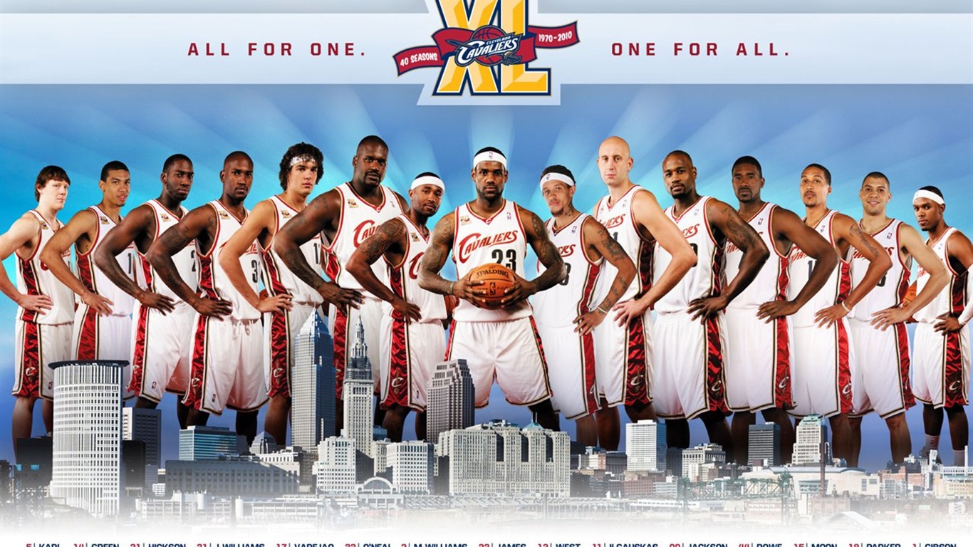 Cleveland Cavaliers nuevos fondos de pantalla #1 - 1366x768