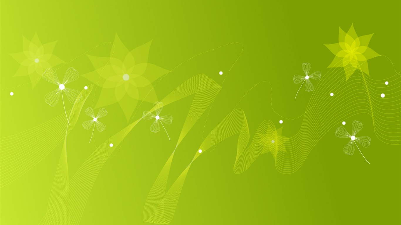炫彩花紋 壁紙(八) #10 - 1366x768