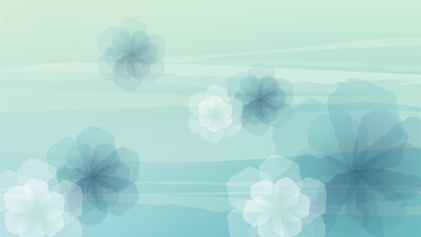 炫彩花紋 壁紙(八) #16 - 1366x768