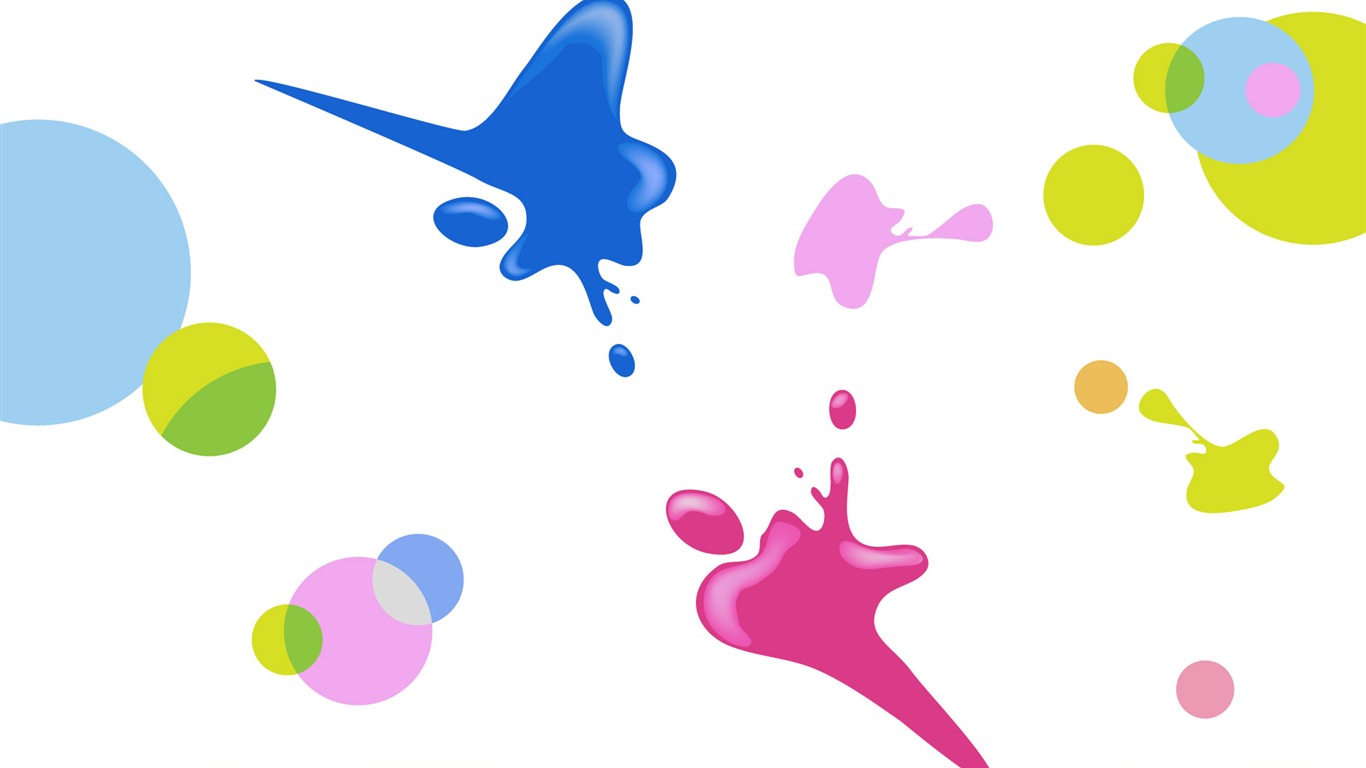 Colorful vector background wallpaper (3) #3 - 1366x768