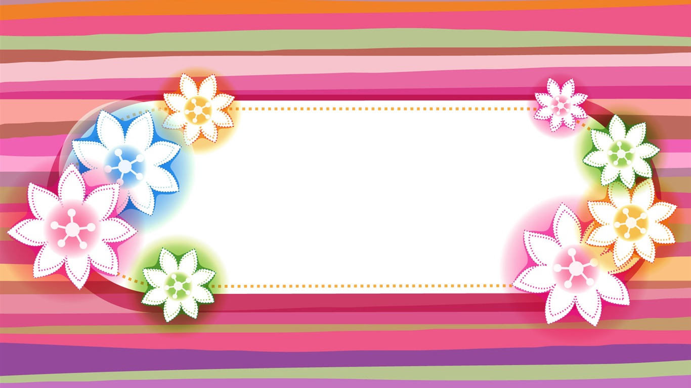 Colorful vector background wallpaper (3) #5 - 1366x768