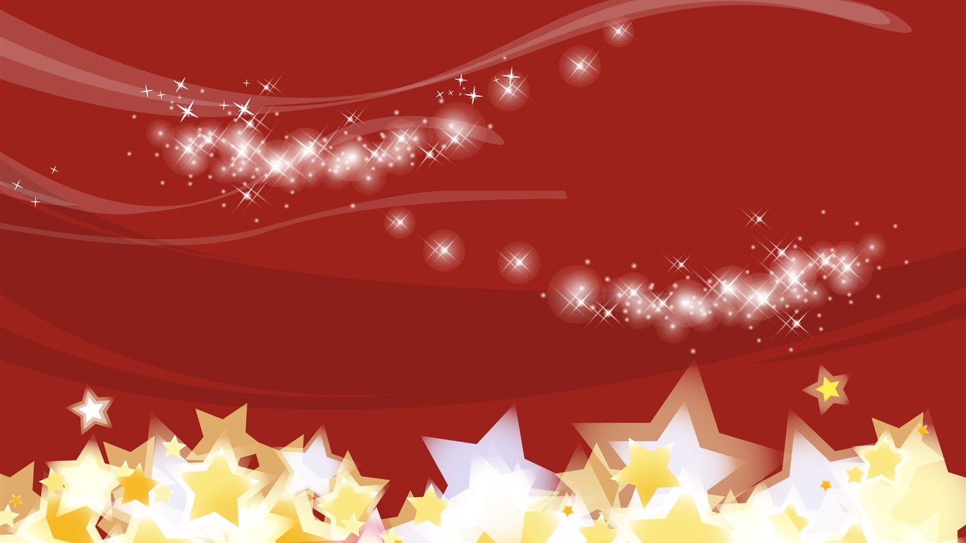 炫彩矢量背景 壁紙(三) #6 - 1366x768