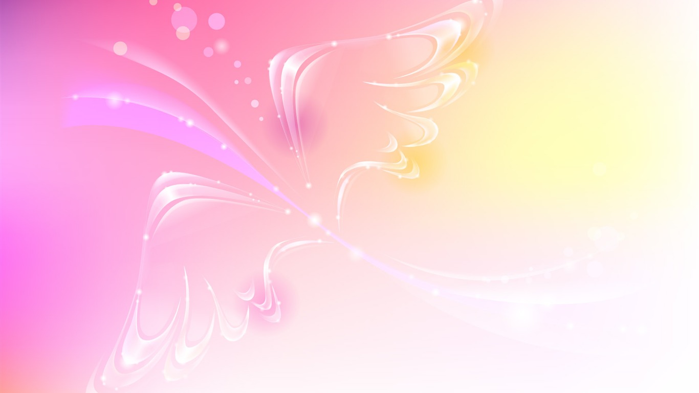 炫彩矢量背景 壁紙(三) #17 - 1366x768