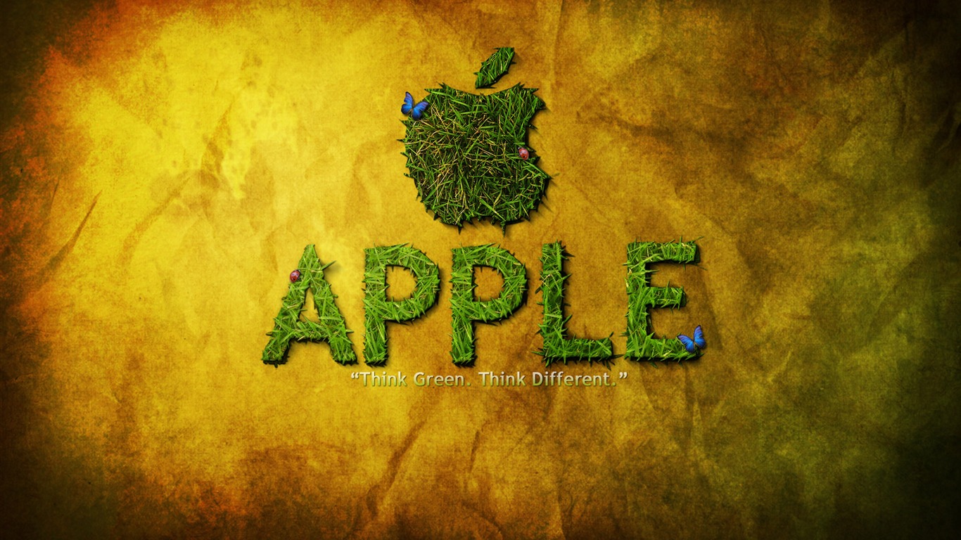 album Apple wallpaper thème (8) #3 - 1366x768
