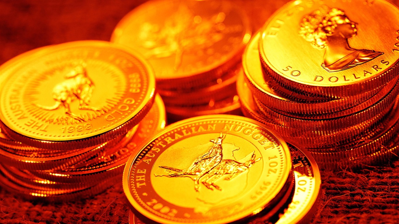 Gold tapety (3) #5 - 1366x768
