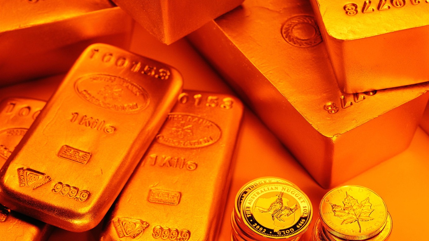 Gold tapety (3) #11 - 1366x768