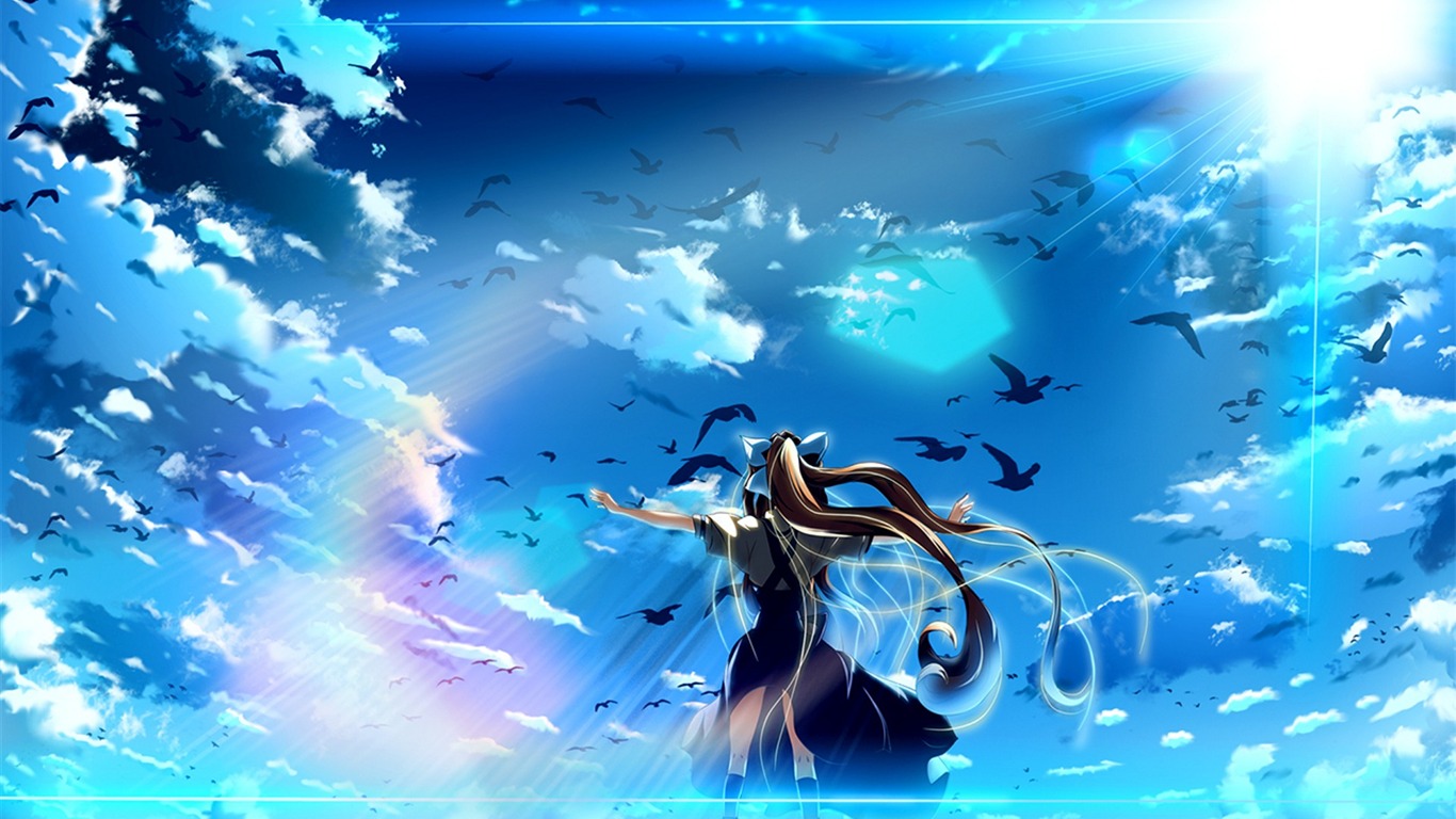 動漫人物 壁紙(14) #7 - 1366x768
