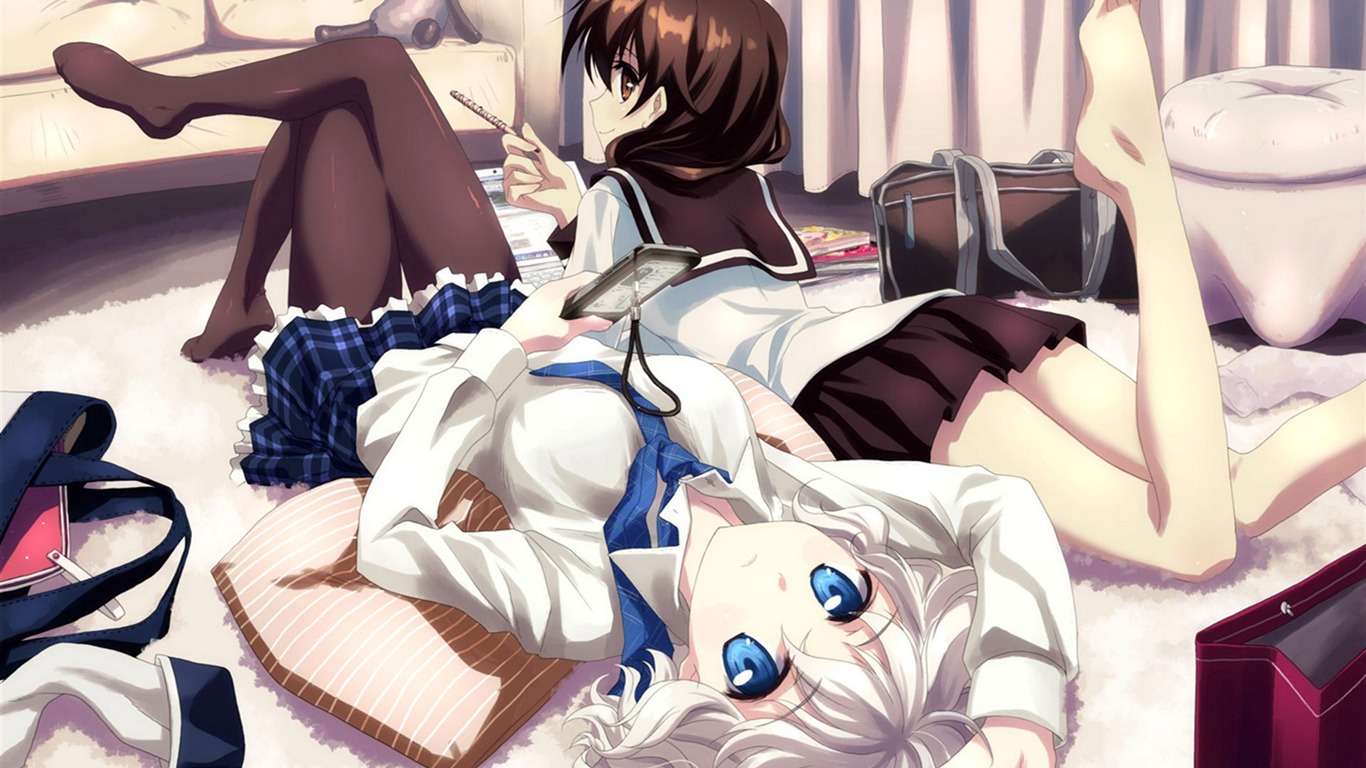 動漫人物 壁紙(14) #8 - 1366x768