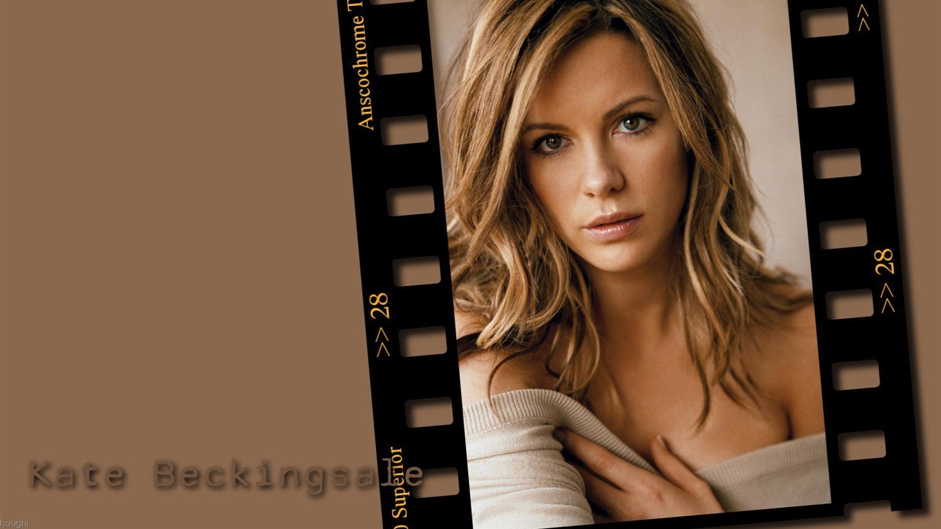 Kate Beckinsale hermoso fondo de pantalla #2 - 1366x768