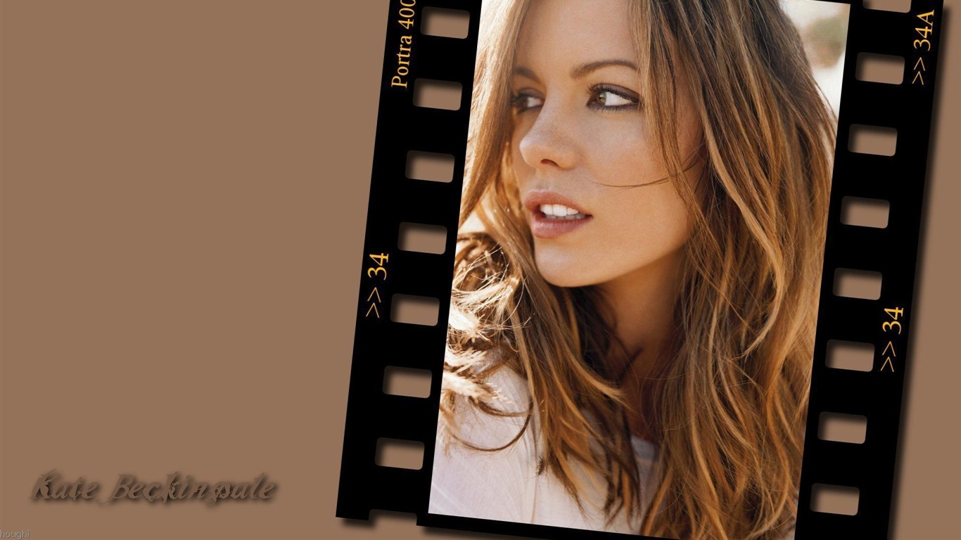 Kate Beckinsale krásnou tapetu #3 - 1366x768