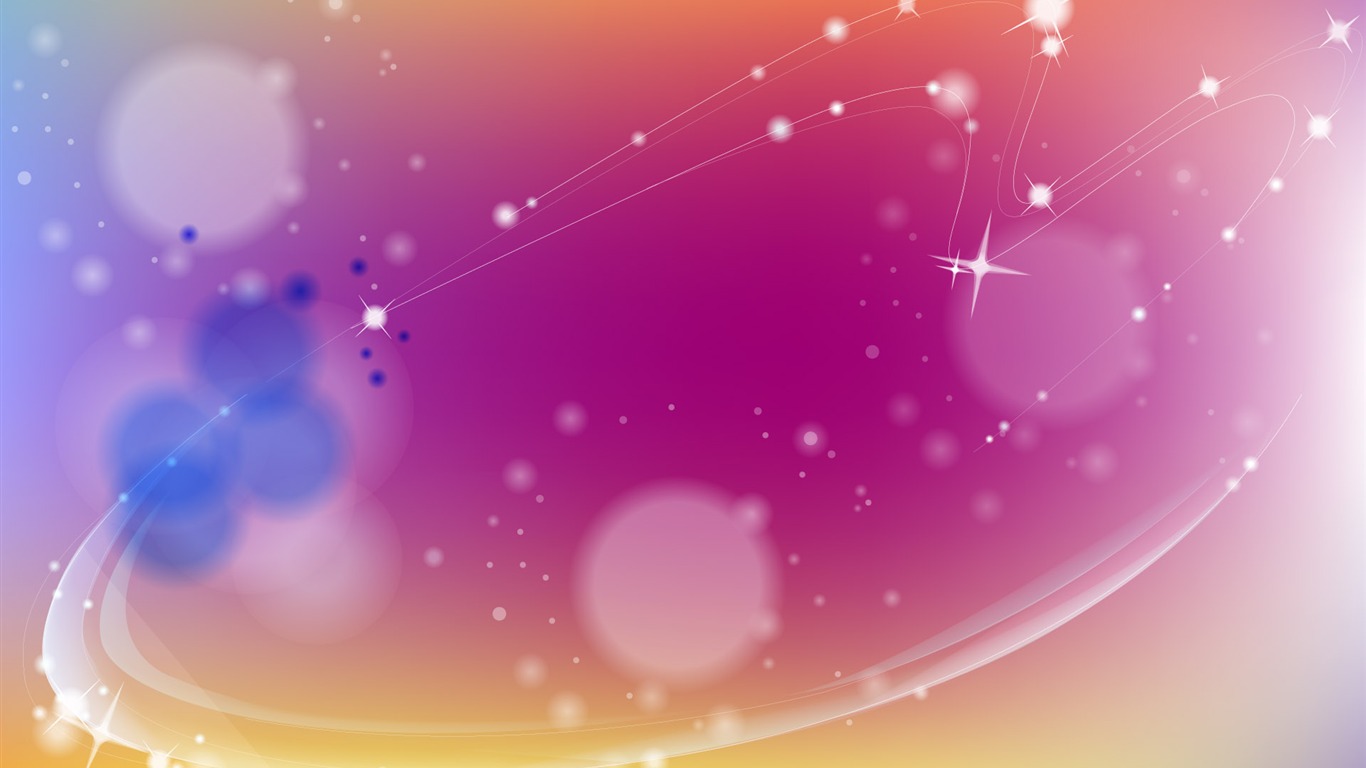 炫彩矢量背景 壁紙(四) #20 - 1366x768