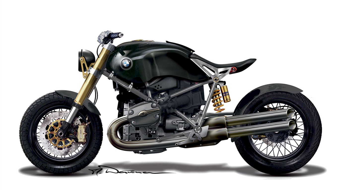 Koncepce motocyklu Tapety na plochu (1) #2 - 1366x768