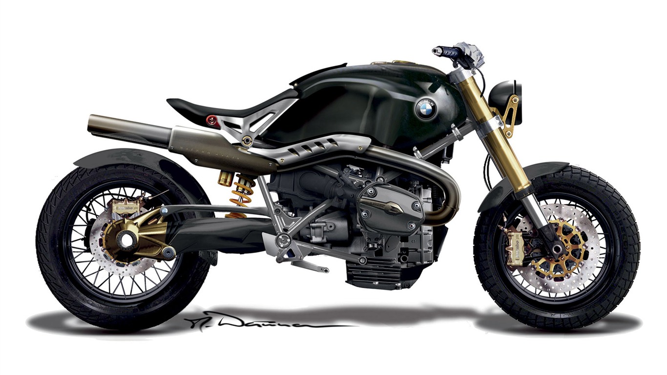 Koncepce motocyklu Tapety na plochu (1) #8 - 1366x768
