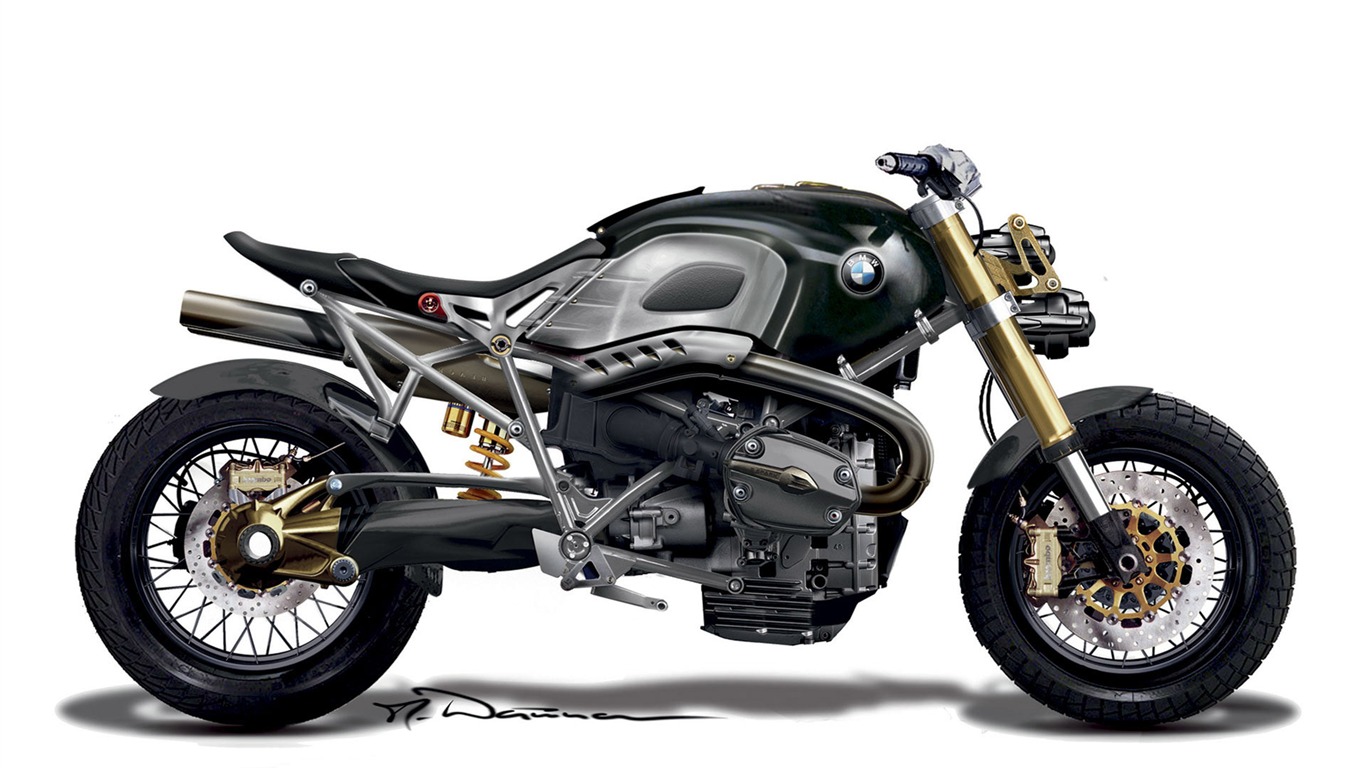 Koncepce motocyklu Tapety na plochu (1) #18 - 1366x768
