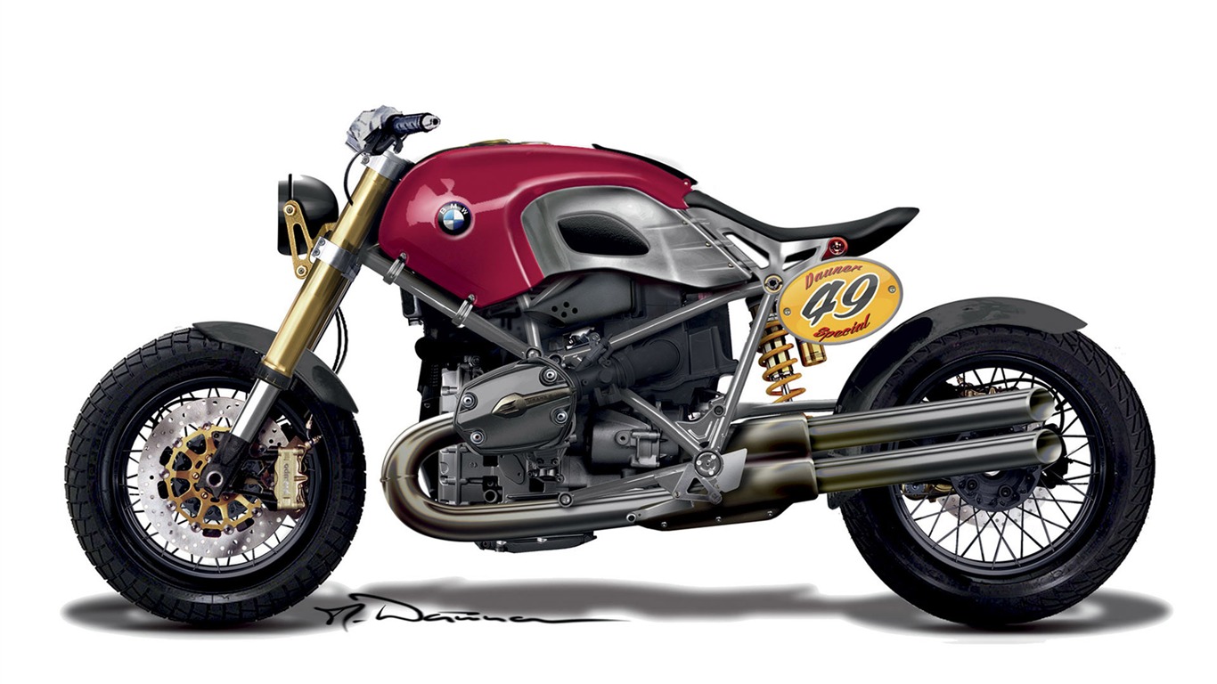 Koncepce motocyklu Tapety na plochu (1) #20 - 1366x768