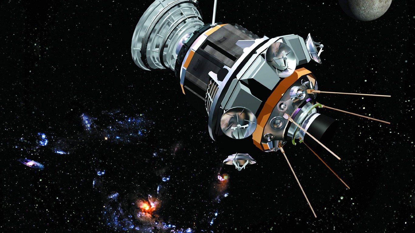 Satellite communications wallpaper (1) #3 - 1366x768