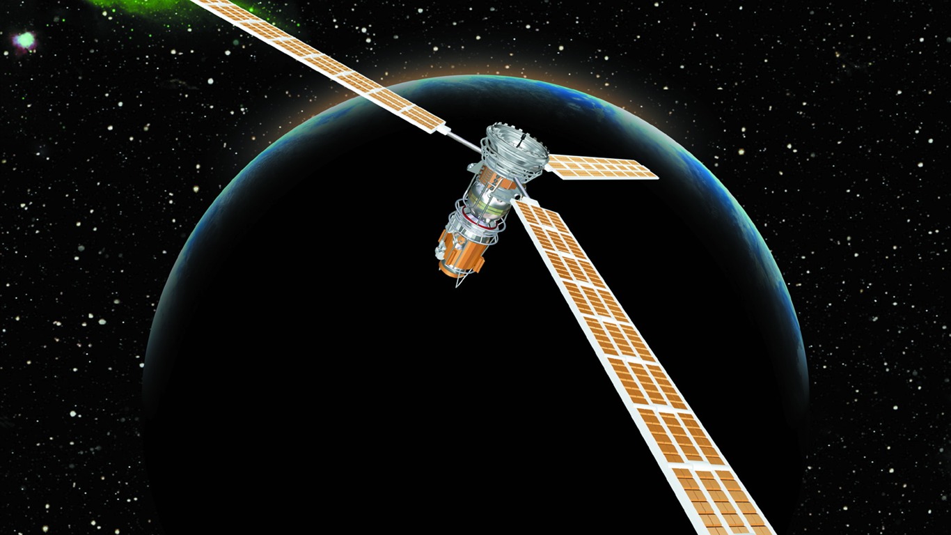 Satellite communications wallpaper (1) #8 - 1366x768