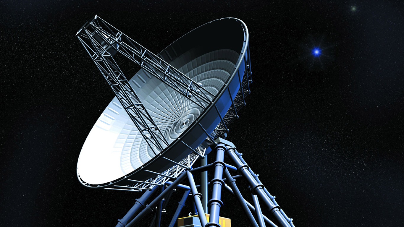 Satellite communications wallpaper (1) #9 - 1366x768