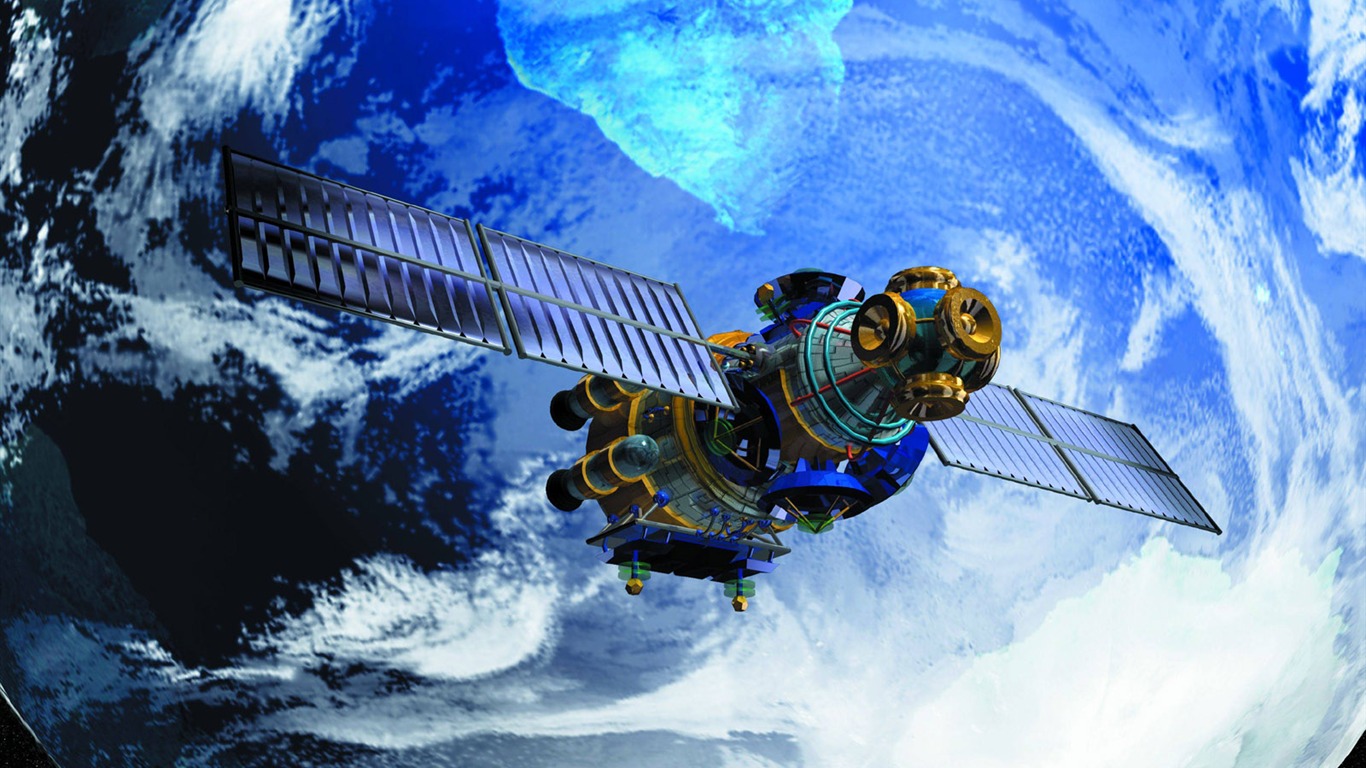 Satellite communications wallpaper (1) #10 - 1366x768