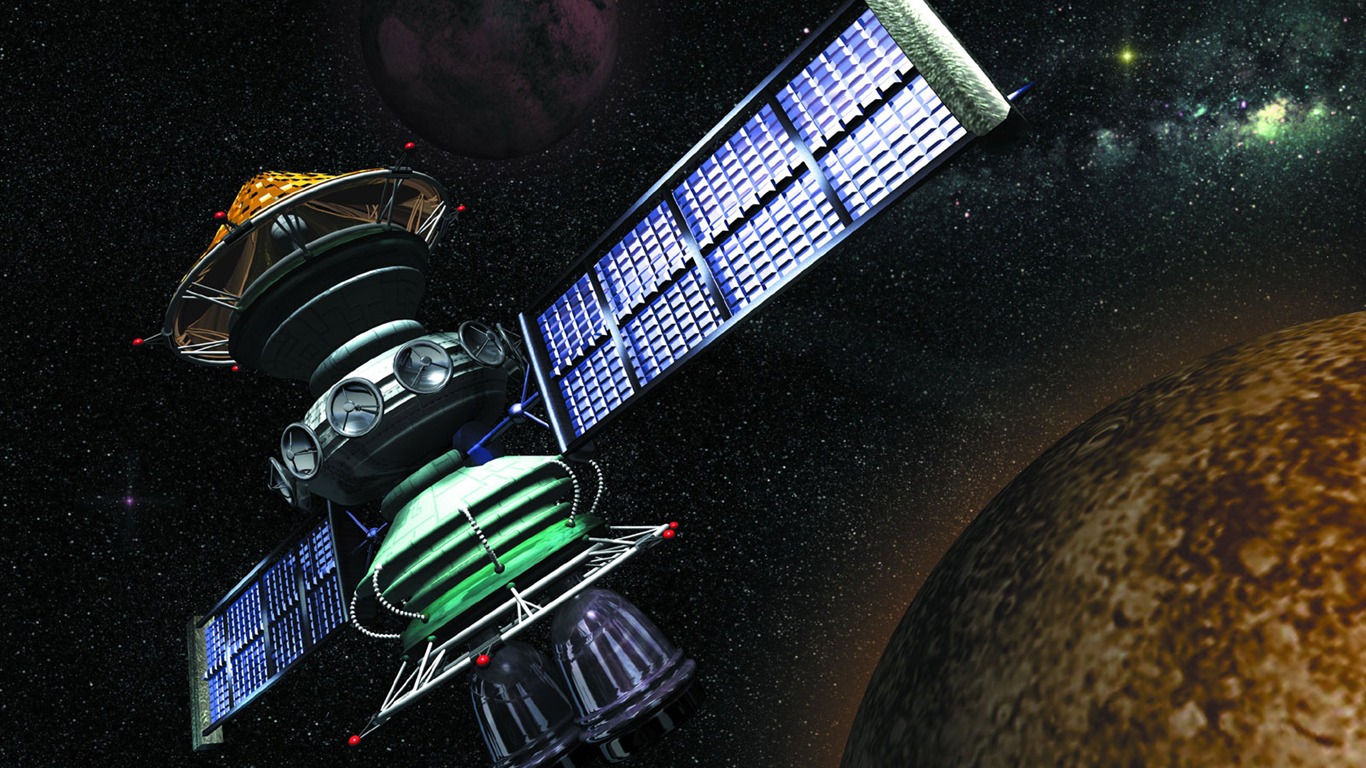 Satellite communications wallpaper (1) #12 - 1366x768