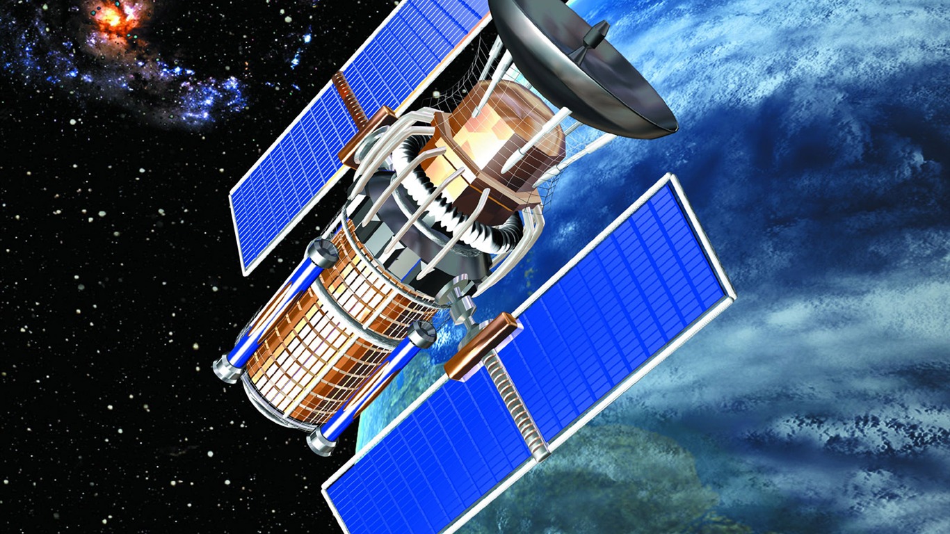 Comunicaciones por satélite fondo de pantalla (1) #15 - 1366x768
