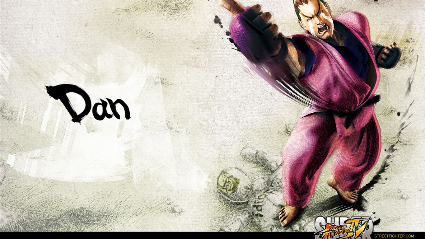 Super Street Fighter 4 inkoustové čínském stylu wallpaper #5 - 1366x768